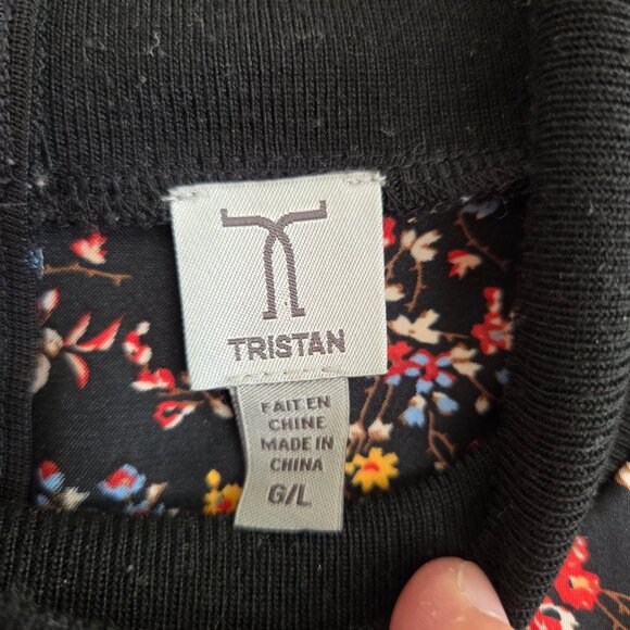 TRISTAN Floral Mock-Neck Blouse | Size L - Picture 8 of 13